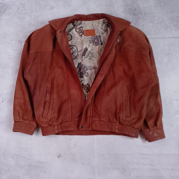 Vintage Brown Leather Jacket The Olde Hide House - Picture 11 of 11